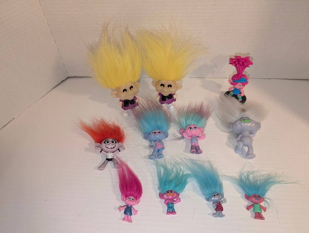 Mixed Lot of Troll Figures DreamWorks Vintage Burger King